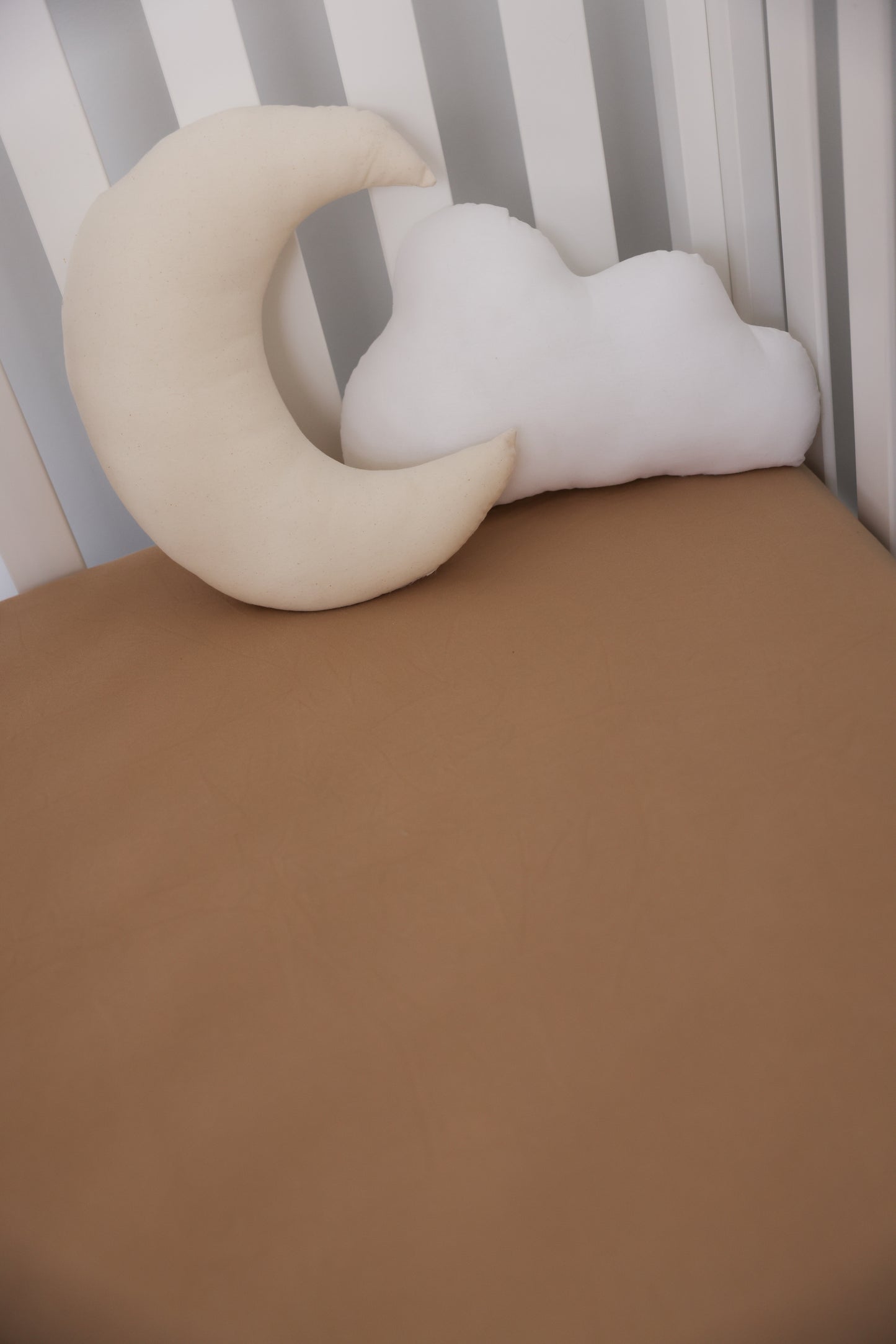 Jersey Cotton Fitted Cot Sheet - Desert