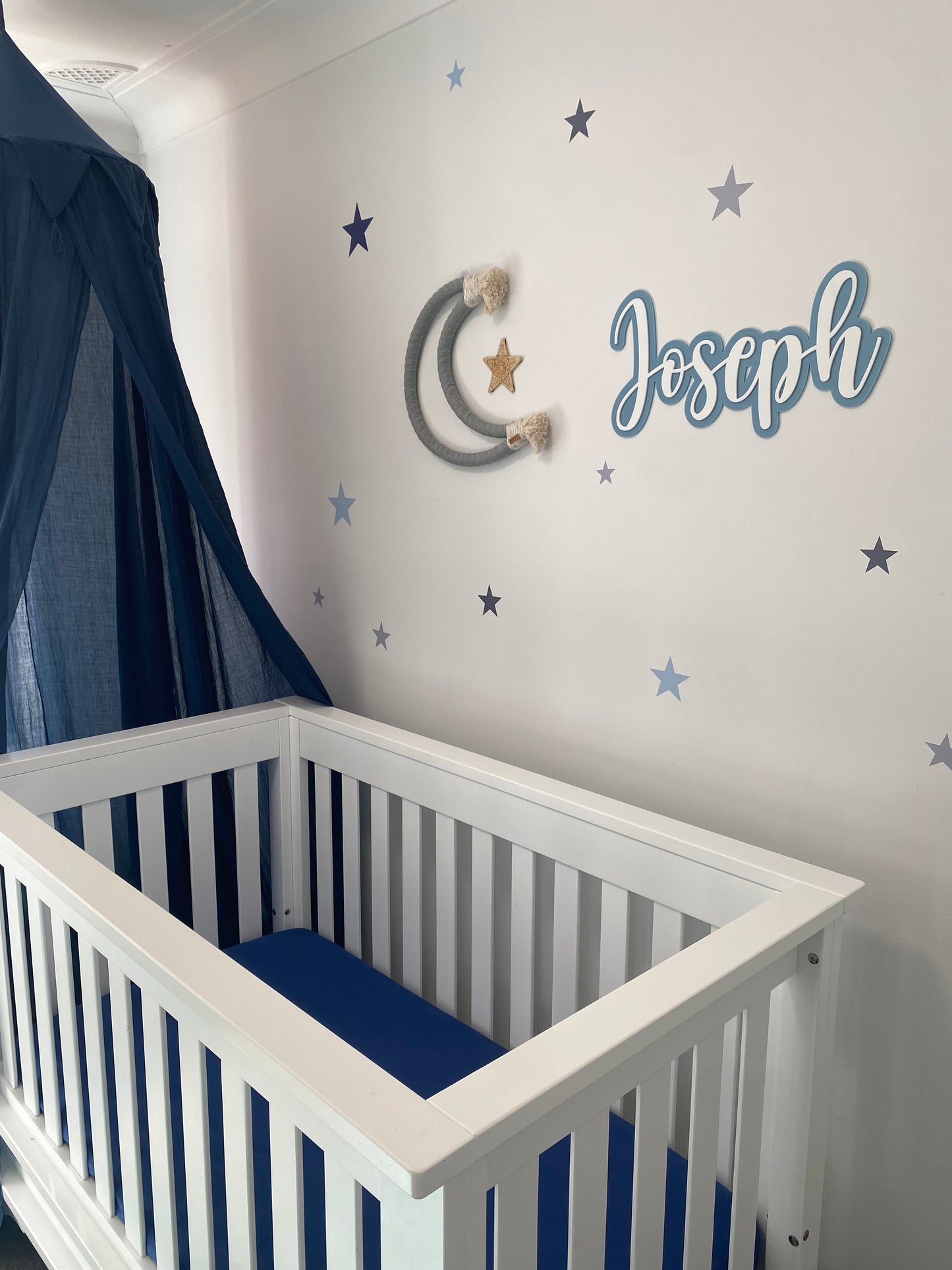 Jersey Cotton Fitted Cot Sheet - Sapphire
