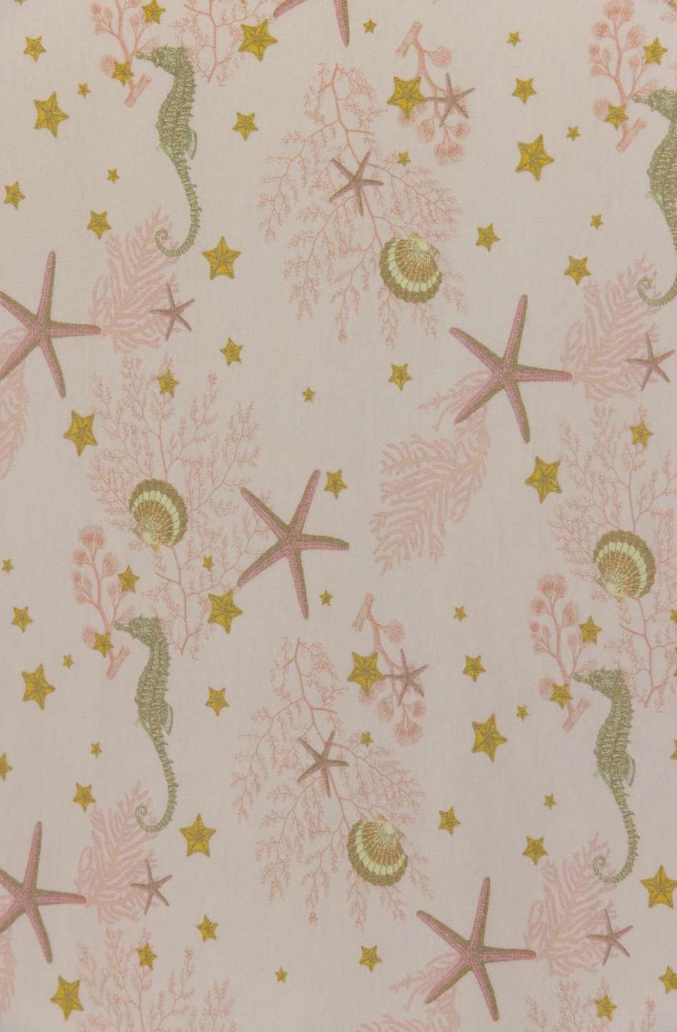 Jersey Cotton Fitted Cot Sheet - Pink Sea
